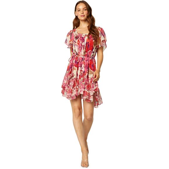 MISA Los Angeles Kasey Coming in Roses Flirty Romantic Flowy Dress NWT M $330 - Picture 7 of 7